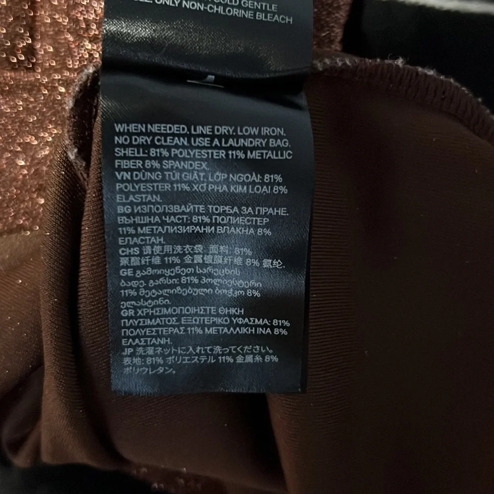 H&M Brown Sparkly Halter Dress 🤎 - Picture 6 of 7